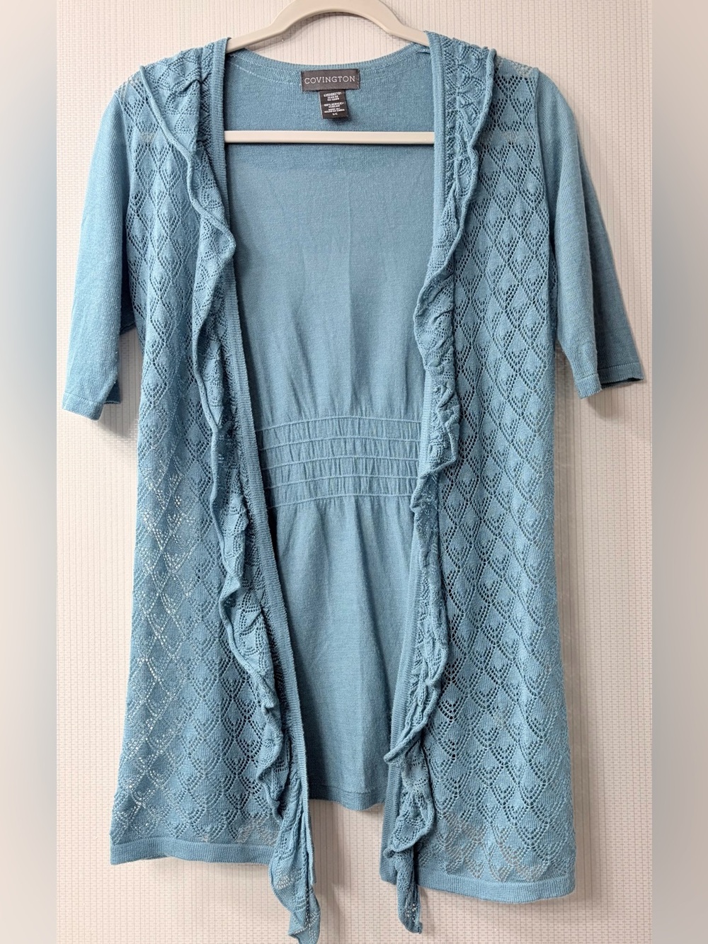 Covington Teal Knit Pullover | Small